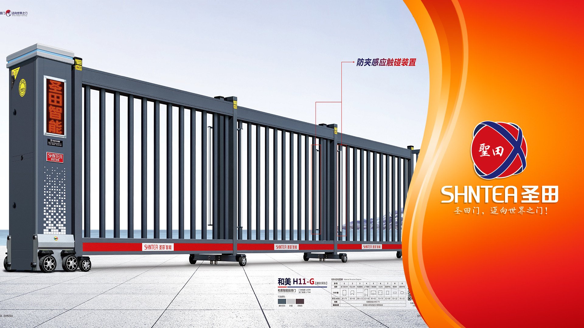 智能出入口，就選圣田門！